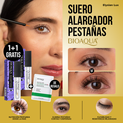 SUERO ALARGADOR de PESTAÑAS (1+1 GRATIS) + MASCARILLA de ÁCIDO SALICÍLICO BIOAQUA®